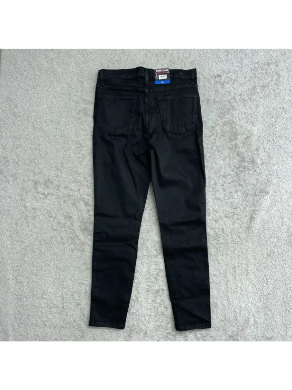 NWT Kirkland Signature Women's 10 Black High-Rise Skinny Jeans  B0886